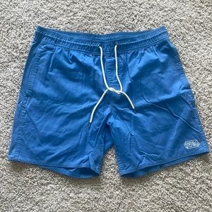 RVCA Mens Swim Trunks Blue size Medium